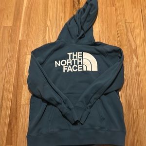 The North Face hoodie blue Large
